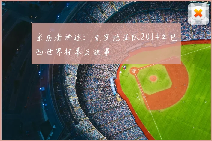 亲历者讲述:克罗地亚队2014年巴西世界杯幕后故事